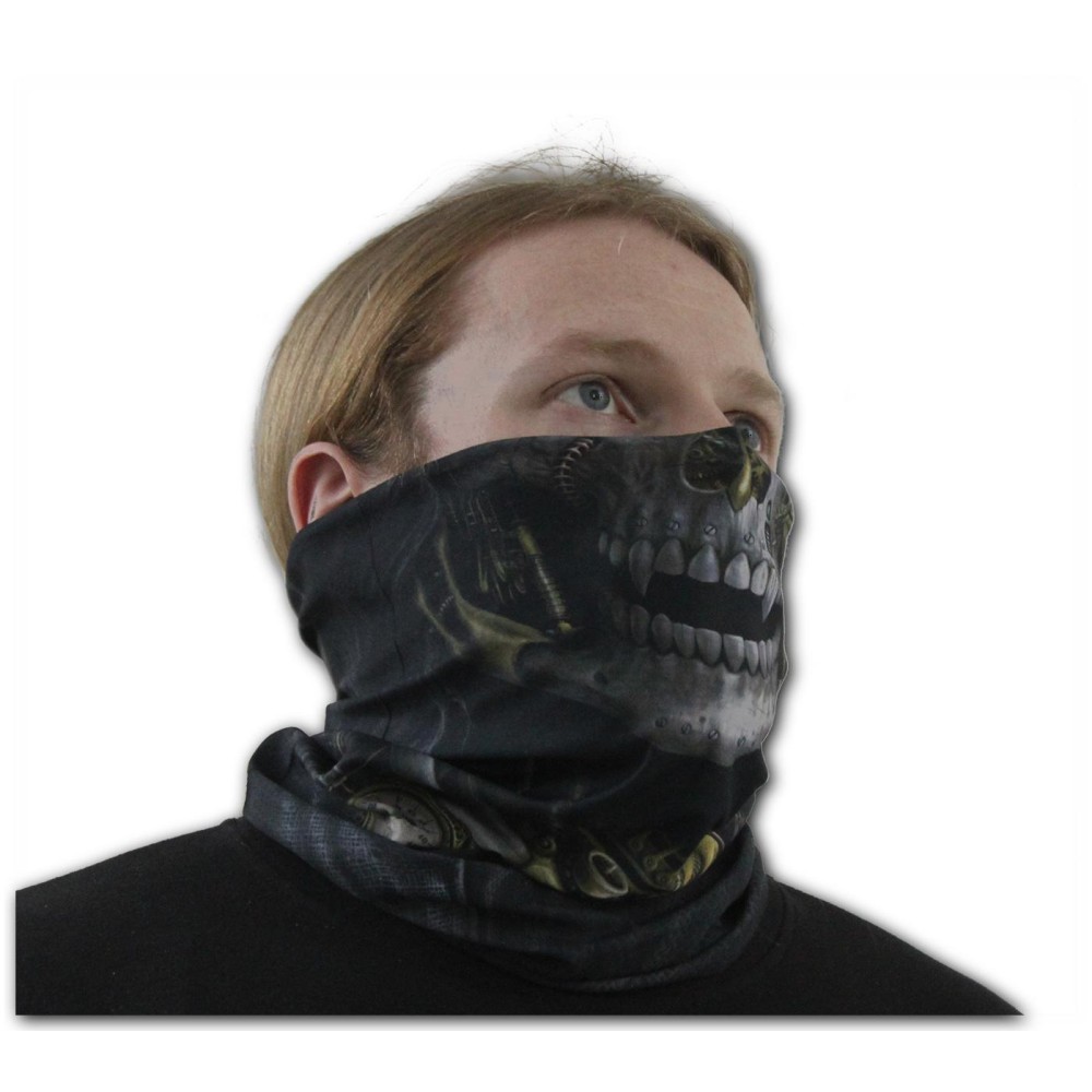 Spiral - STEAM PUNK REAPER Snood/Scarf - Face mask - Black